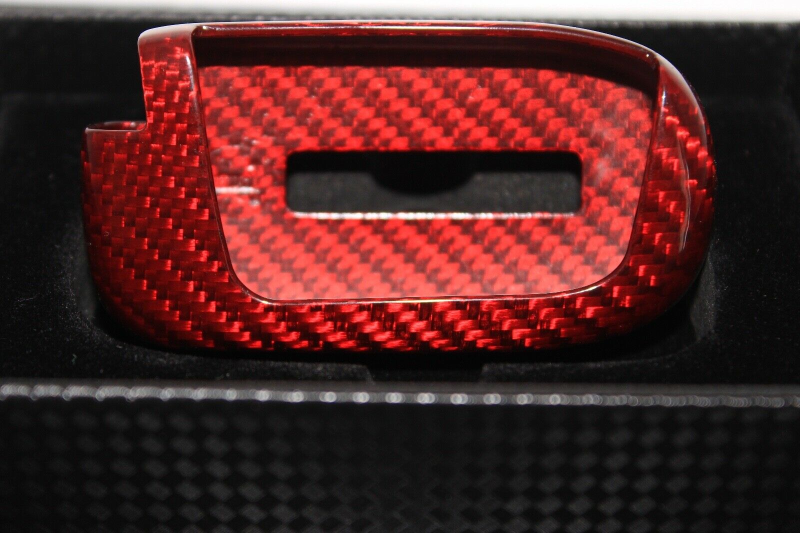 Red Carbon Fiber Key Fob