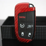 Red Carbon Fiber Key Fob