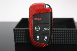 Red Carbon Fiber Key Fob