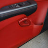 Red Carbon Fiber Door Handles