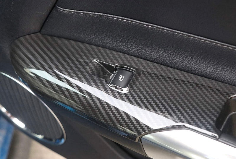 Carbon Fiber Window Adjuster Trim