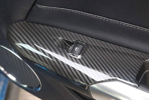 Carbon Fiber Window Adjuster Trim