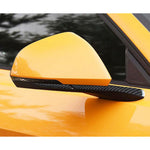 Carbon Fiber Mirror Base Cover Trim Mustang 2015-2023