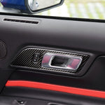 Carbon Fiber Door Handle Trim Mustang 2015-2023