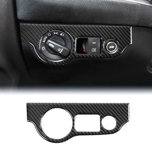 Carbon Fiber Headlight Cover Switch Trim